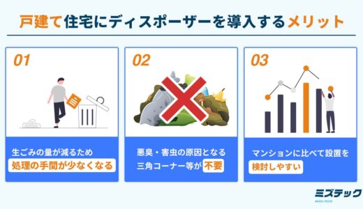 戸建てにディスポーザーは設置できる？新築・後付けの各ポイントも紹介